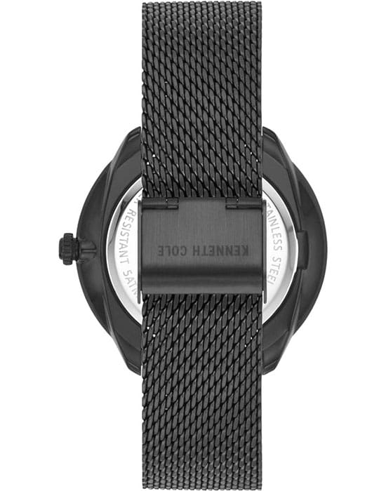 Kenneth Cole Kenneth Cole KC50577002 кварцевые мужские часы часы крупный план черный циферблата