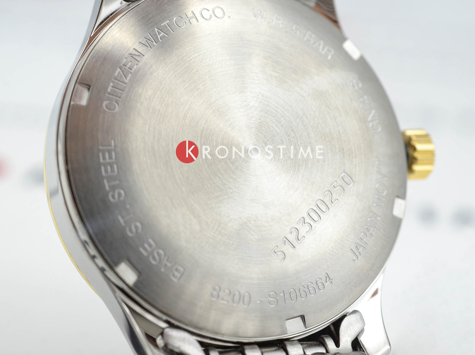 Citizen Citizen Tsuyosa NH8354-58A  - задняя крышка металл сталь корпуса, япония часы