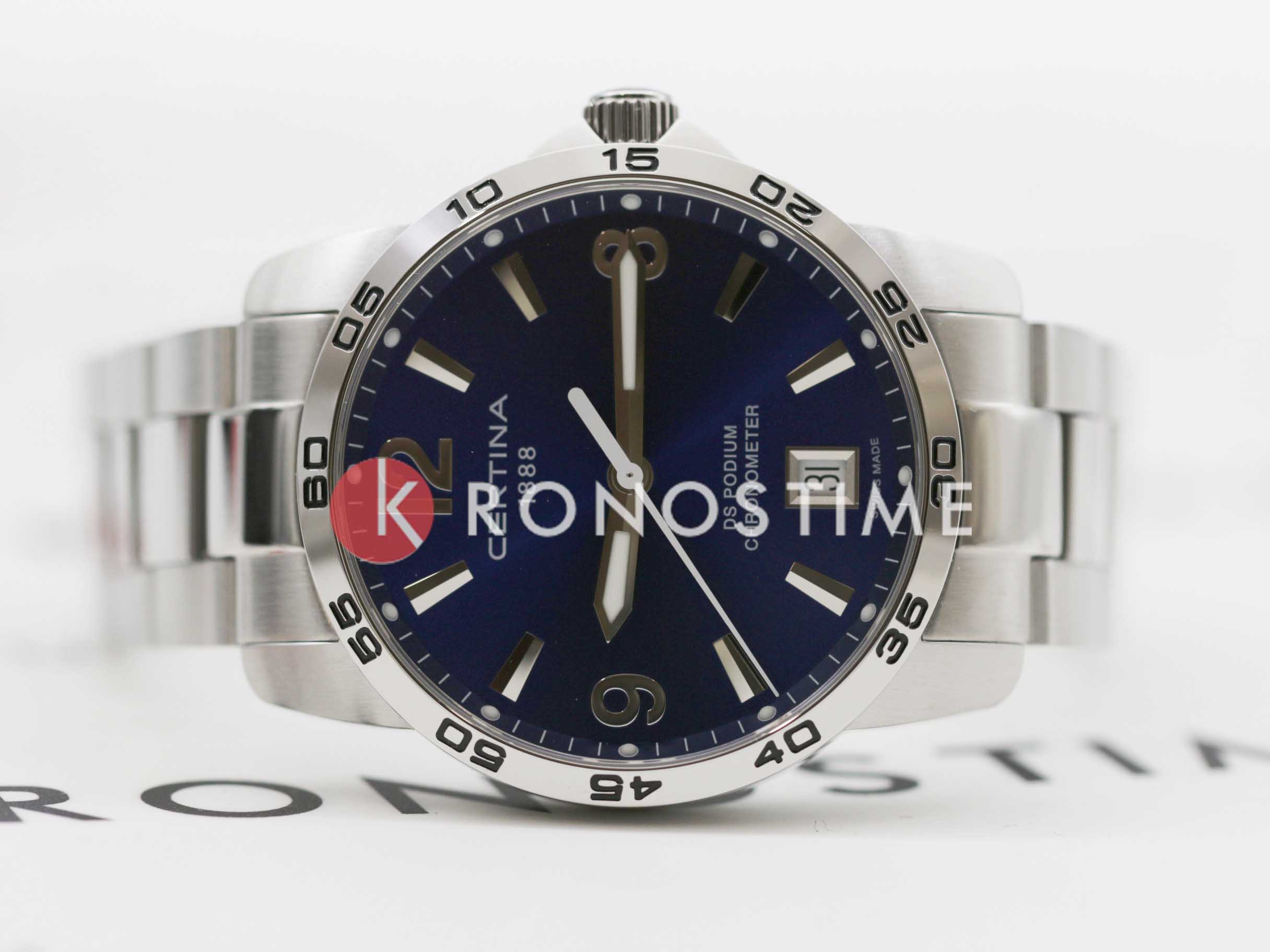 Certina Certina DS Podium 40mm C034.451.11.047.00, ds podium швейцария мужские часы на браслете нержавеющая сталь 316l боковой вид