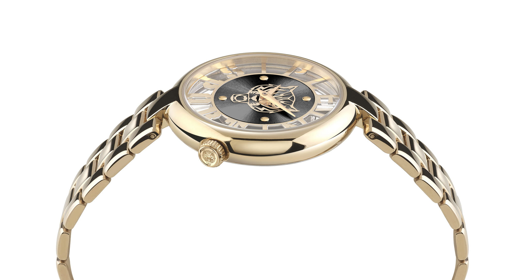 Plein Sport Plein Sport Tiger Luxe PSMBA0223,  германия женские часы на браслете сталь с ip покрытием боковой вид