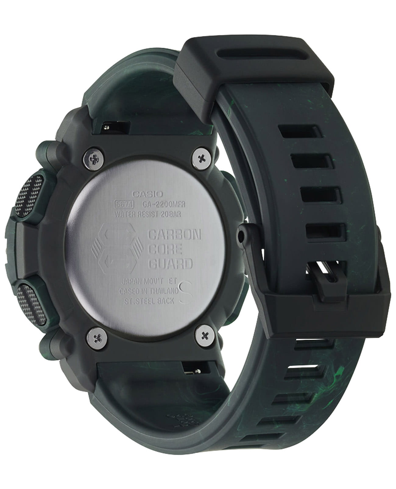 Оригинальные часы Casio Casio G-Shock GA-2200MFR-3A электронные калибр механизма  общий вид