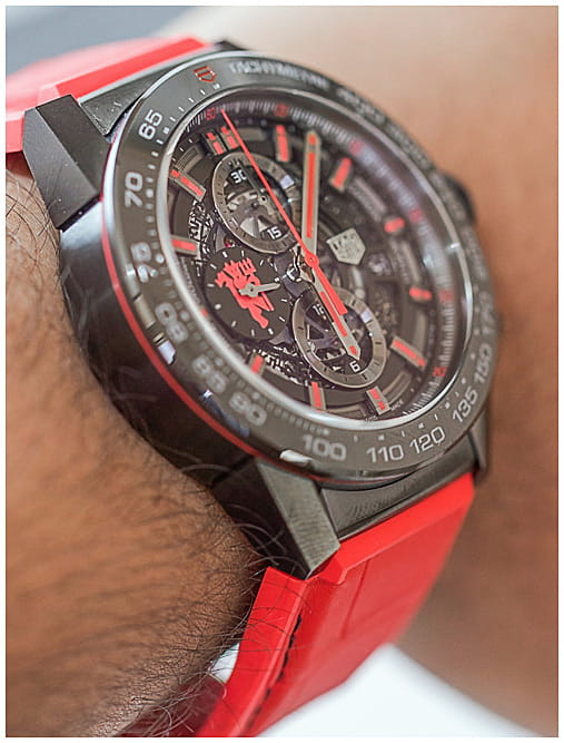 Оригинальные часы TAG Heuer TAG Heuer Carrera CAR2A1J.FC6416 механические калибр механизма  общий вид