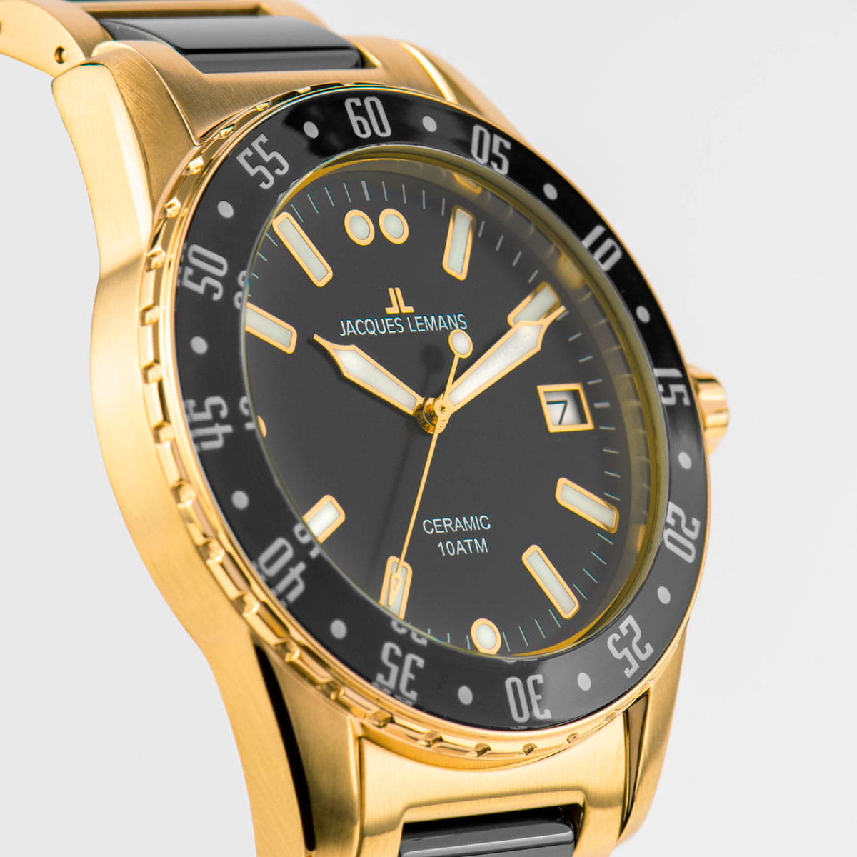 Оригинальные часы Jacques Lemans Jacques Lemans High Tech Ceramic 42-10G кварцевые калибр механизма  общий вид