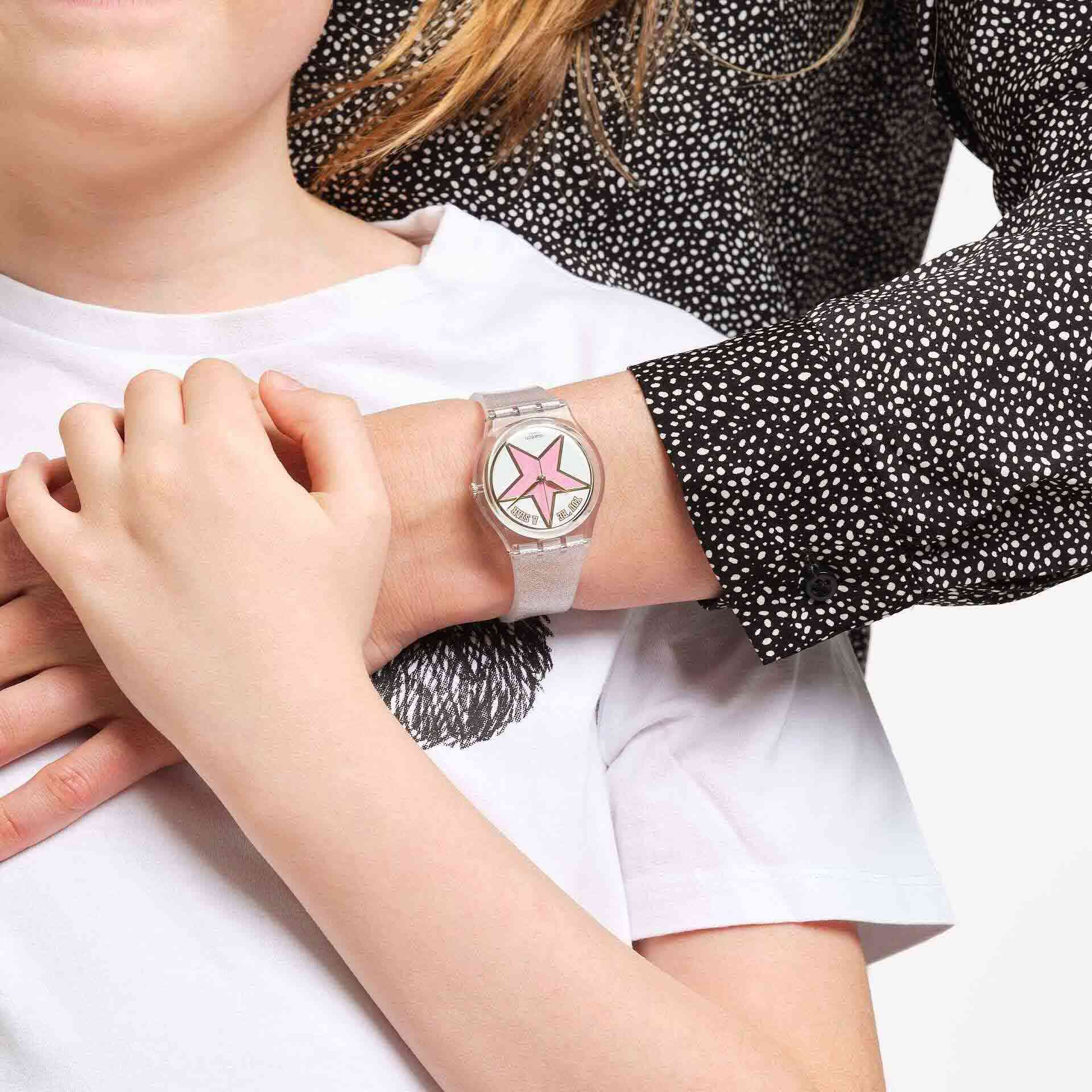 Оригинальные часы Swatch Swatch Gent Biosourced Standart SO28Z108 кварцевые калибр механизма  общий вид