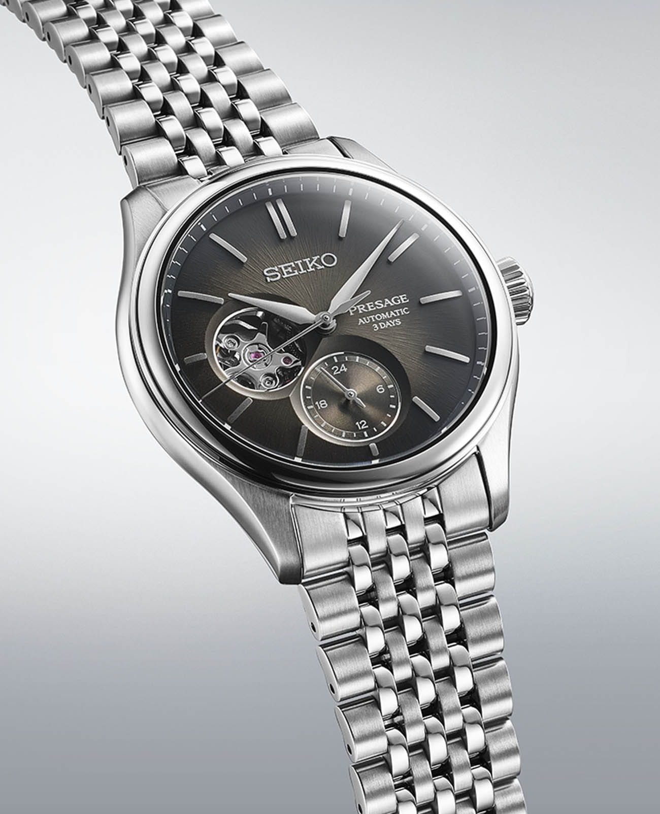 Seiko Seiko Presage Classic Series SPB471 Classic Series - задняя крышка металл сталь корпуса, япония часы