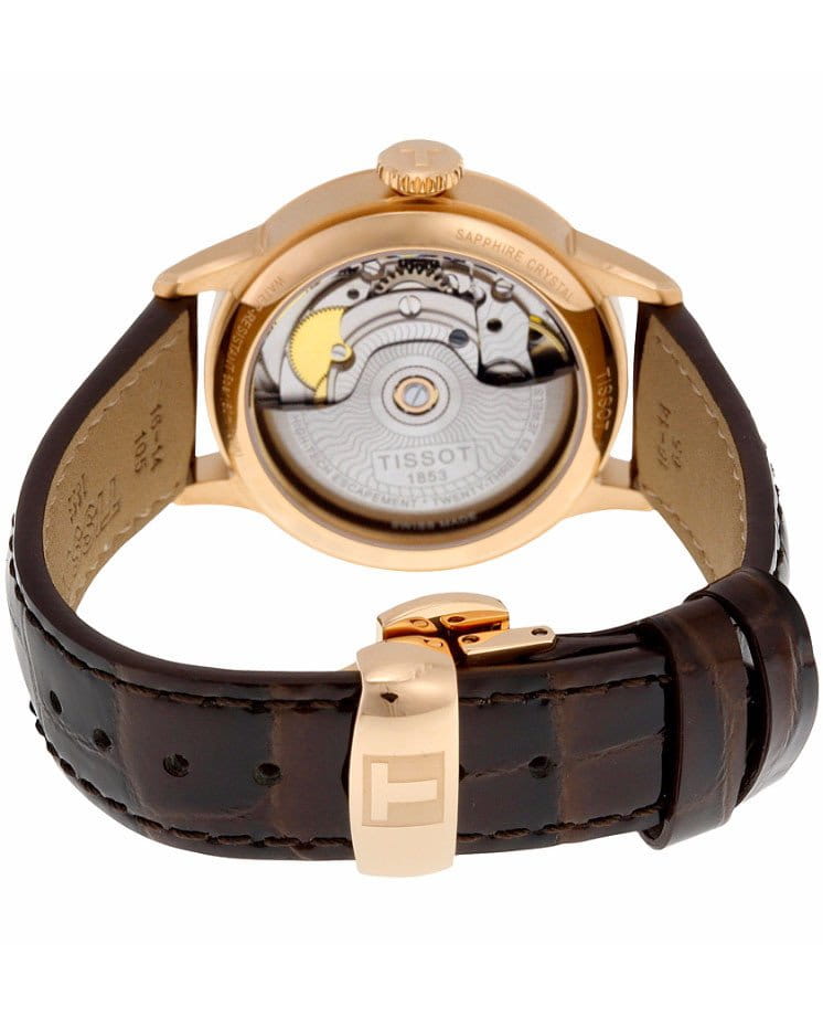 Оригинальные часы Tissot Tissot Chemin des Tourelles Powermatic 80 Lady T099.207.36.037.00 механические калибр механизма powermatic 80.111 общий вид