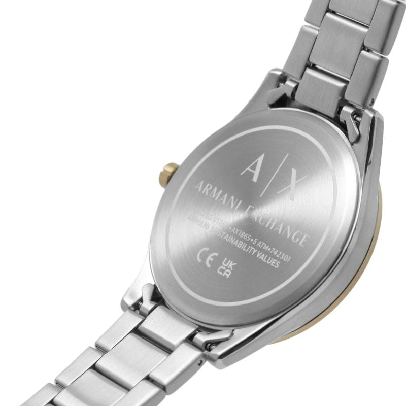 Armani Exchange Armani Exchange Dante AX1865 кварцевые мужские часы часы крупный план черный циферблата