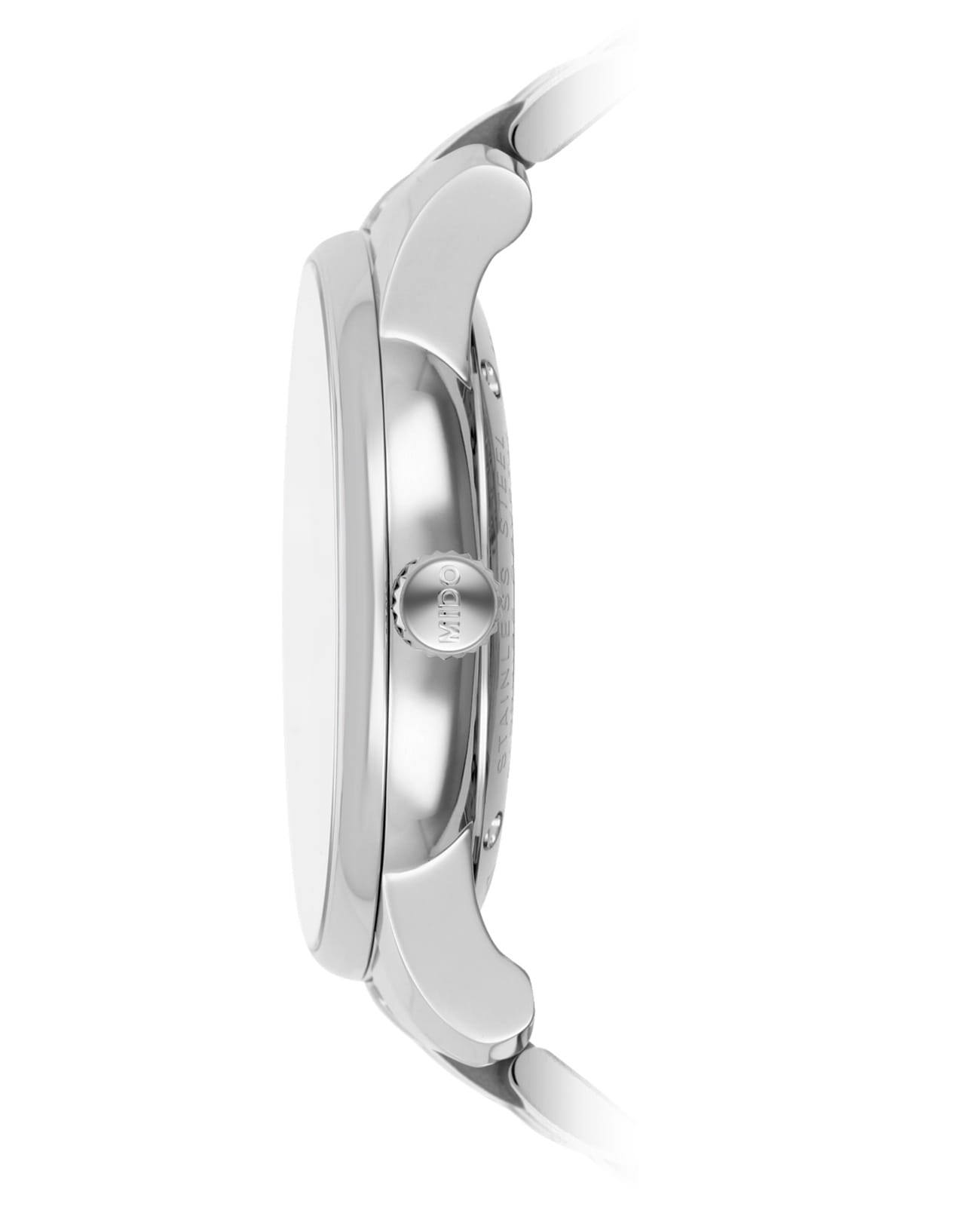 Mido Mido Baroncelli Gent M8600.4.26.1, baroncelli швейцария мужские часы на браслете нержавеющая сталь боковой вид