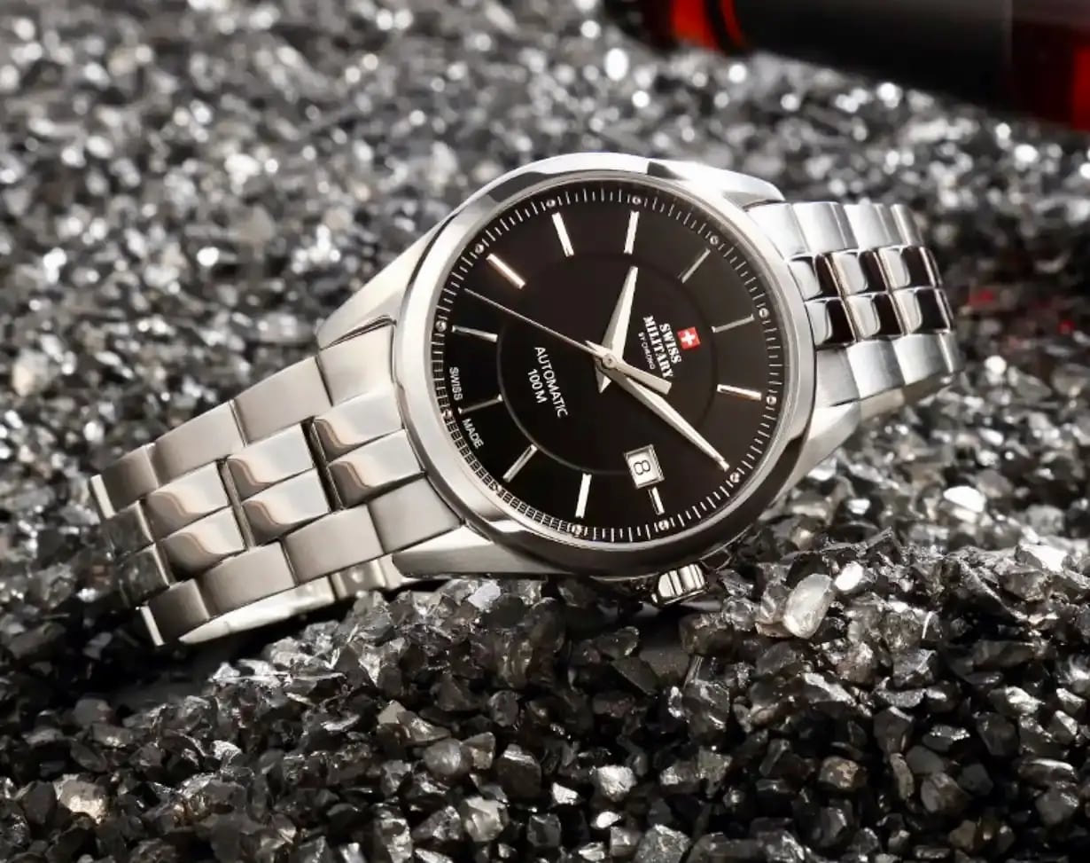 Swiss Military by Chrono Swiss Military by Chrono SMA34085.01 швейцария наручные мужские часы заводная головка с логотипом Swiss Military by Chrono