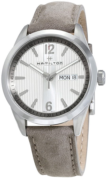Hamilton Hamilton Broadway Day Date Quartz H43311915 , наручные мужские часы фото под углом