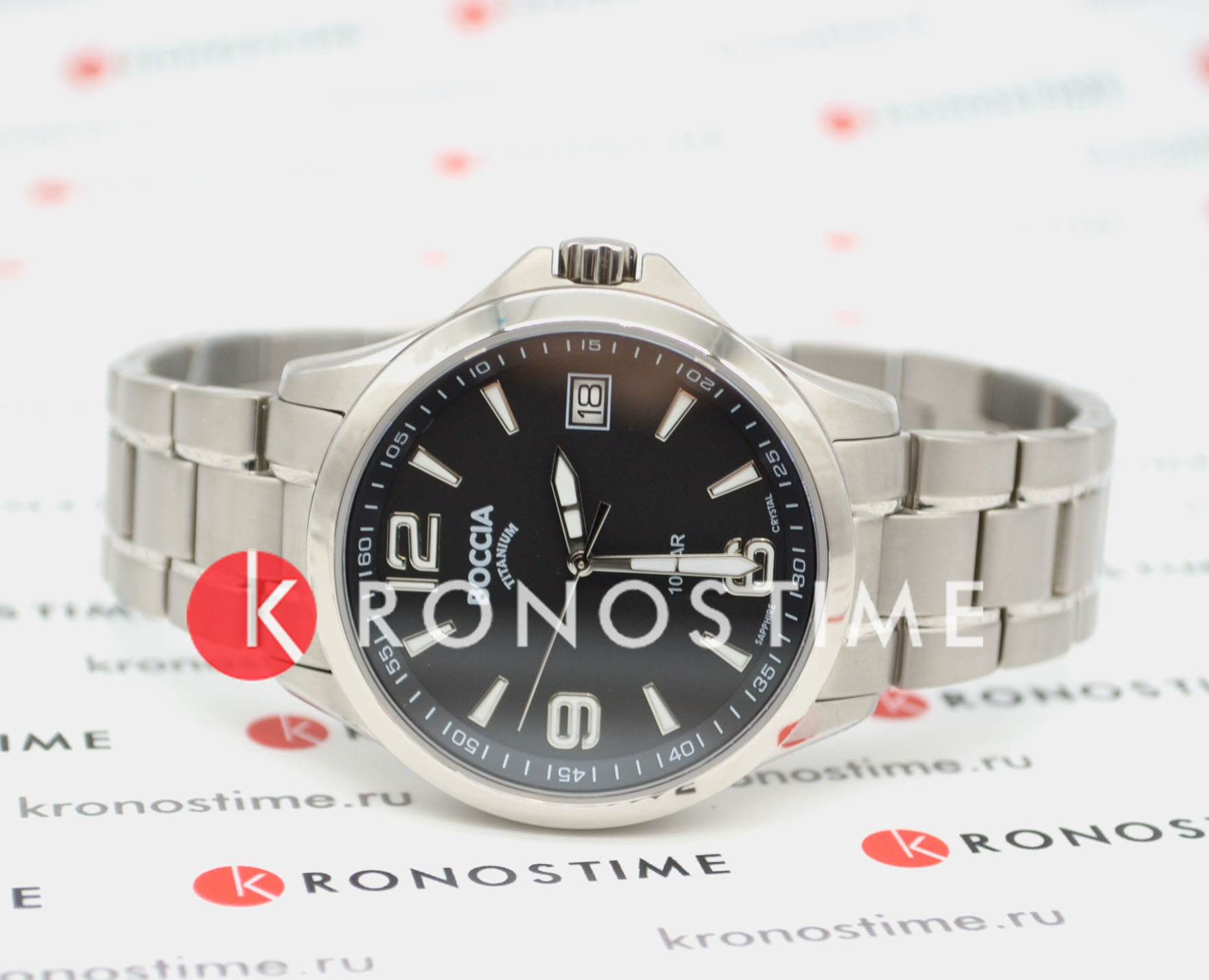 Оригинальные часы Boccia Titanium Boccia Titanium Circle-Oval 3591-02 кварцевые калибр механизма  общий вид