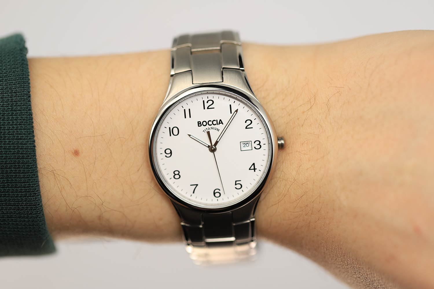 Boccia Titanium Boccia Titanium Circle-Oval 3512-08 , наручные мужские часы фото под углом