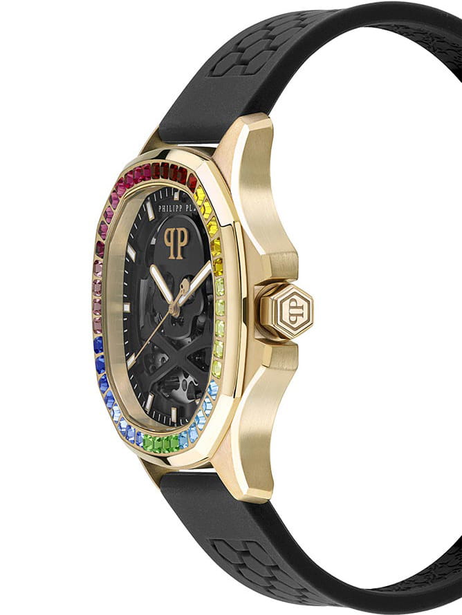 Philipp Plein Philipp Plein Plein Philipp PWRAA0523,  германия мужские часы на браслете силикон боковой вид