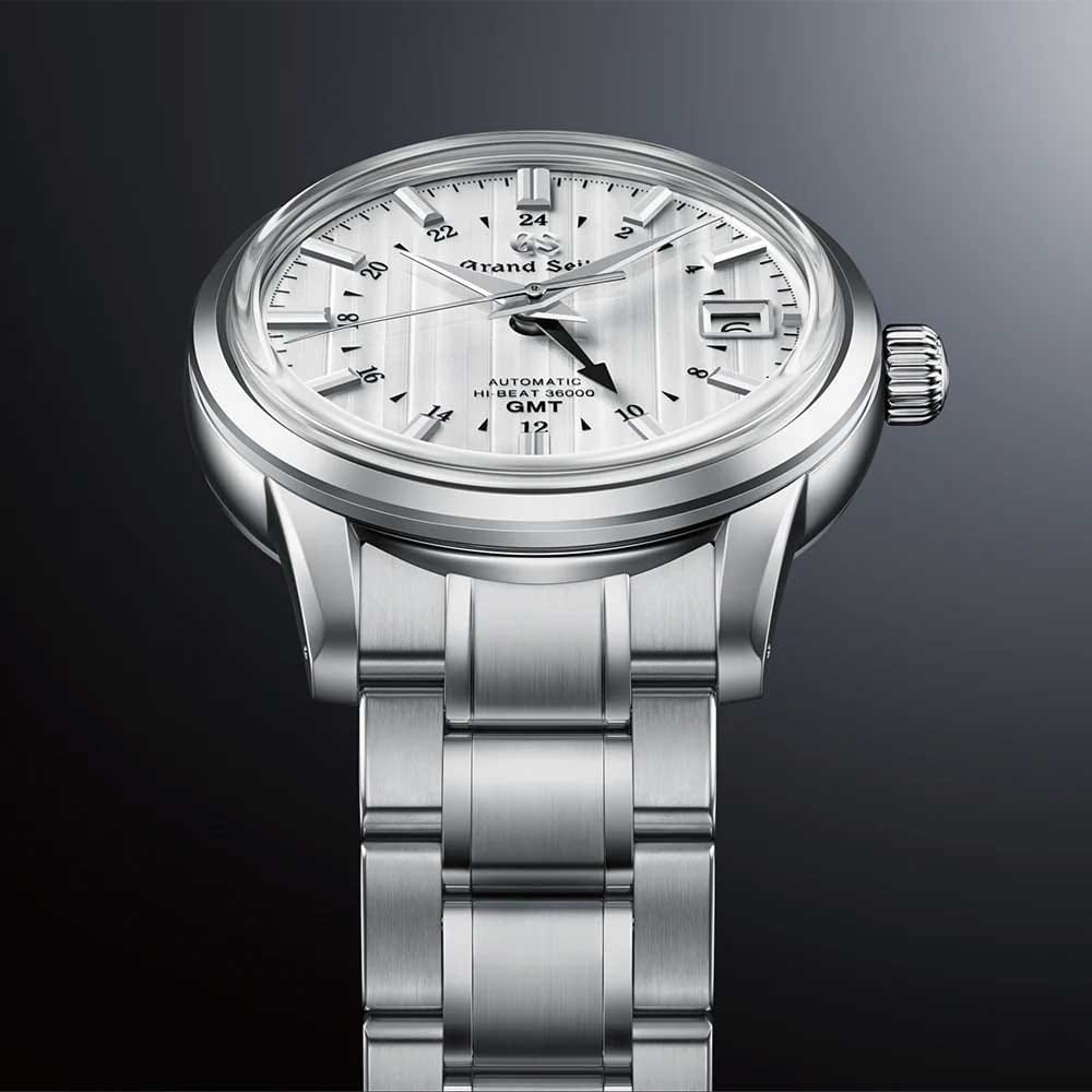 Seiko Seiko Grand Seiko SBGJ271G, grand seiko япония мужские часы на браслете нержавеющая сталь боковой вид