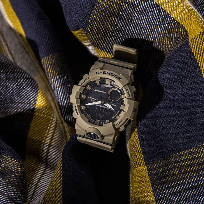 Casio Casio G-Shock GBA-800UC-5A G-SQUAD — детали корпуса и полимер