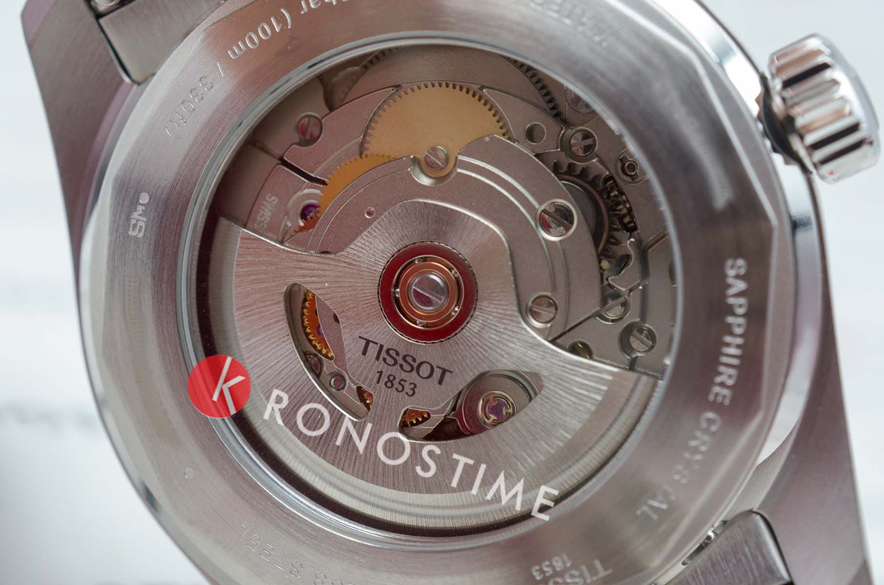 Tissot Tissot Powermatic PR516 80 T149.407.11.051.00  - задняя крышка золото сталь металл корпуса, швейцария часы