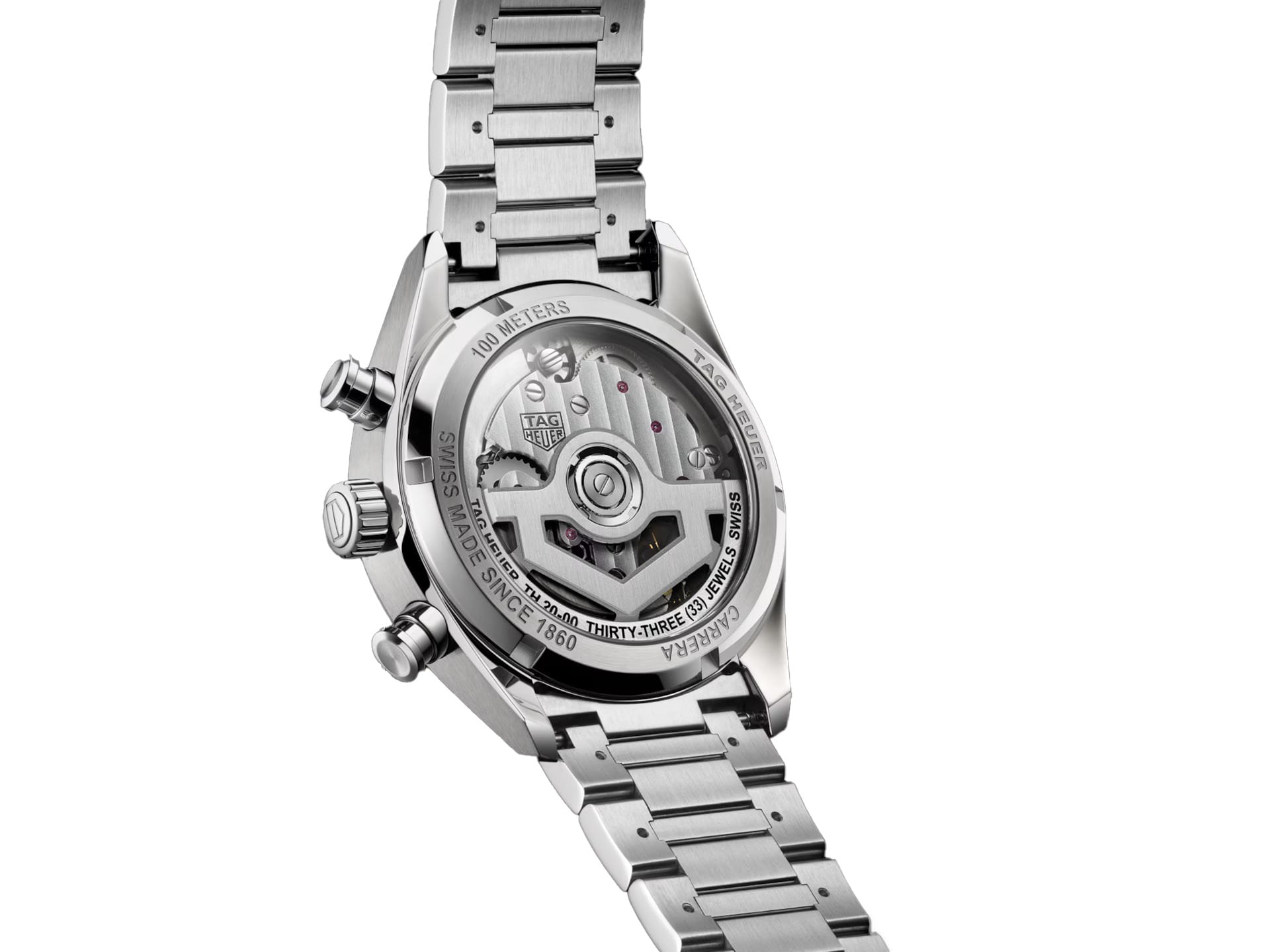 TAG Heuer TAG Heuer Carrera Chronograph CBS2216.BA0041, carrera швейцария мужские часы на браслете нержавеющая сталь боковой вид