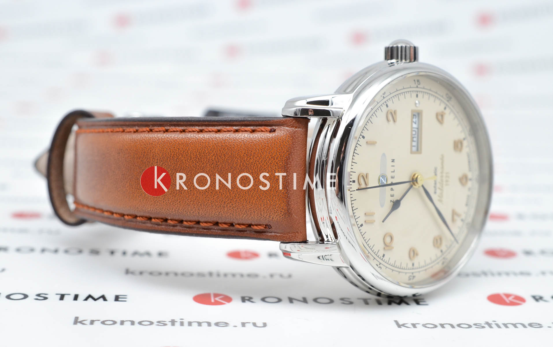 Оригинальные часы Zeppelin Zeppelin Mediterranee 96645 механические калибр механизма miyota 8205 общий вид