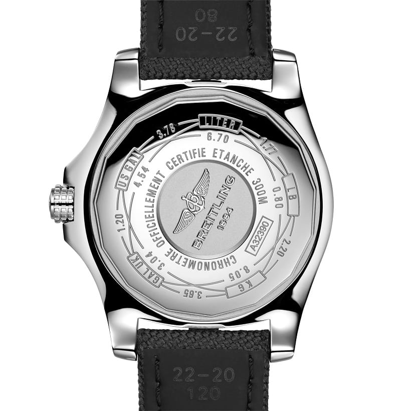 Оригинальные часы Breitling Breitling Avenger II GMT A32390111B1W1 механические калибр механизма breitling 32 общий вид