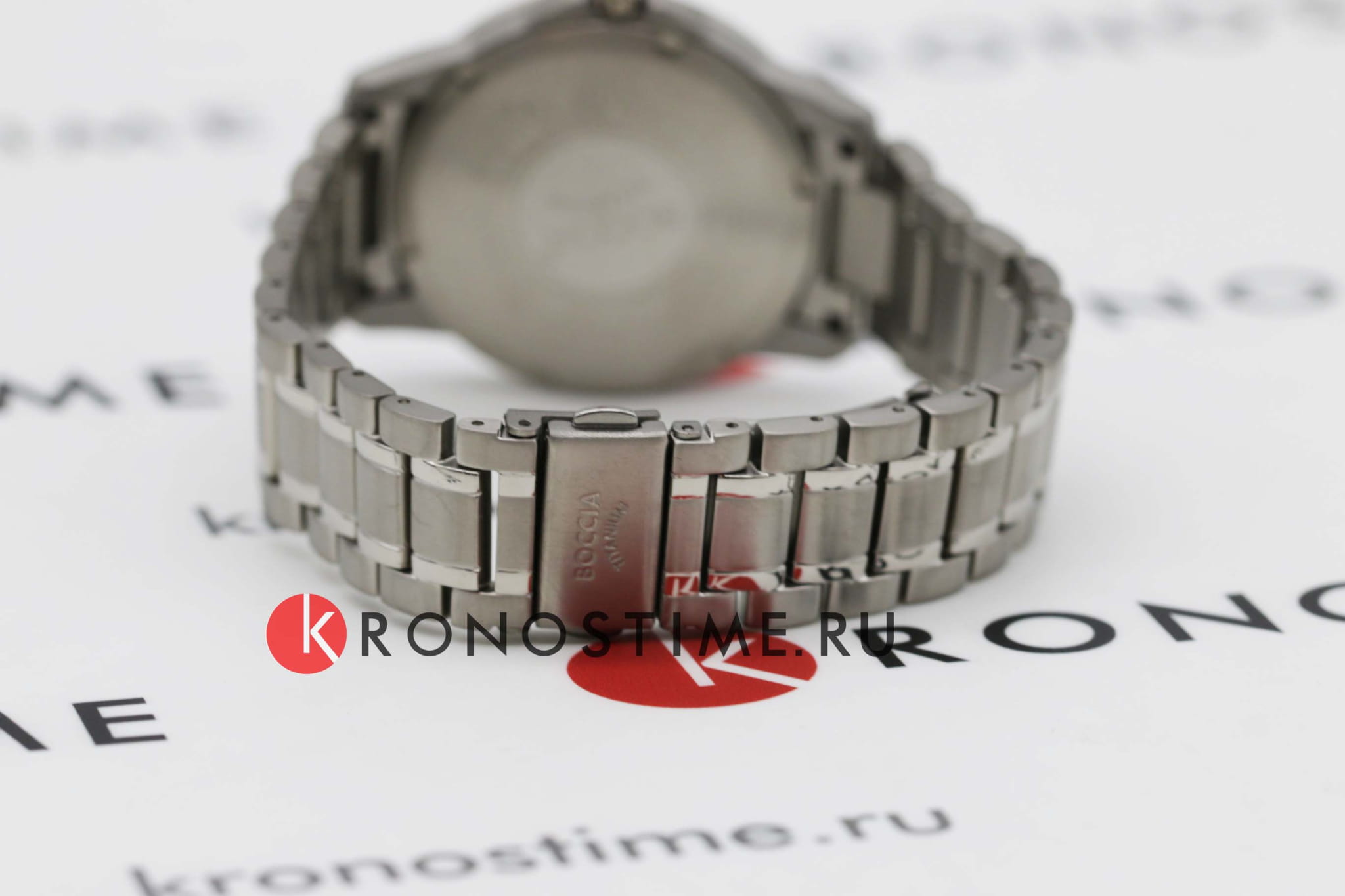 Boccia Titanium 3633-04 мужские часы застежка крупным планом