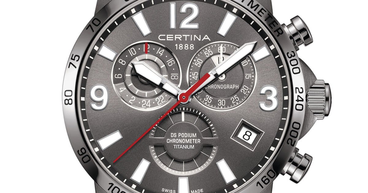 Certina Certina DS Podium Chronograph GMT C034.654.44.087.00 , наручные мужские часы фото под углом