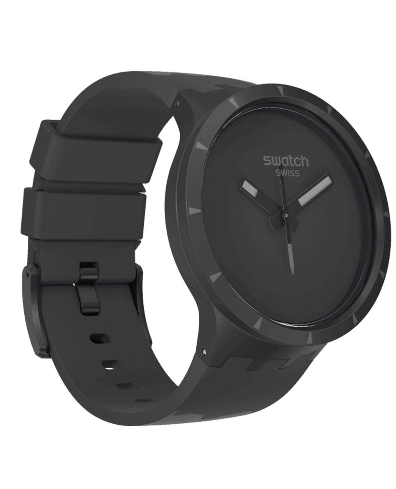 Swatch Swatch Big Bold Bioceramic SB03B110, big bold швейцария мужские часы на браслете силикон боковой вид