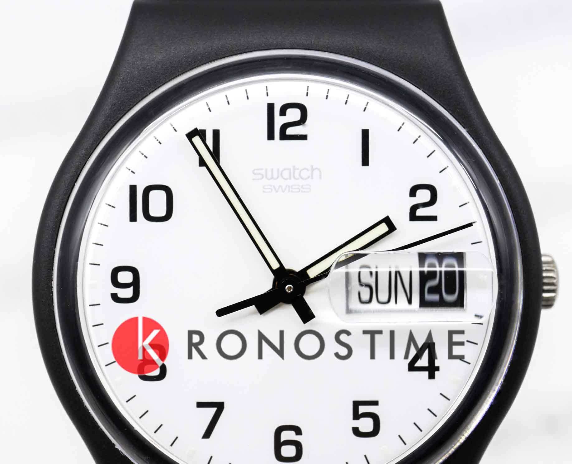 Swatch Swatch Gent Standard GB743-S26, gent швейцария женские часы на браслете пластик боковой вид