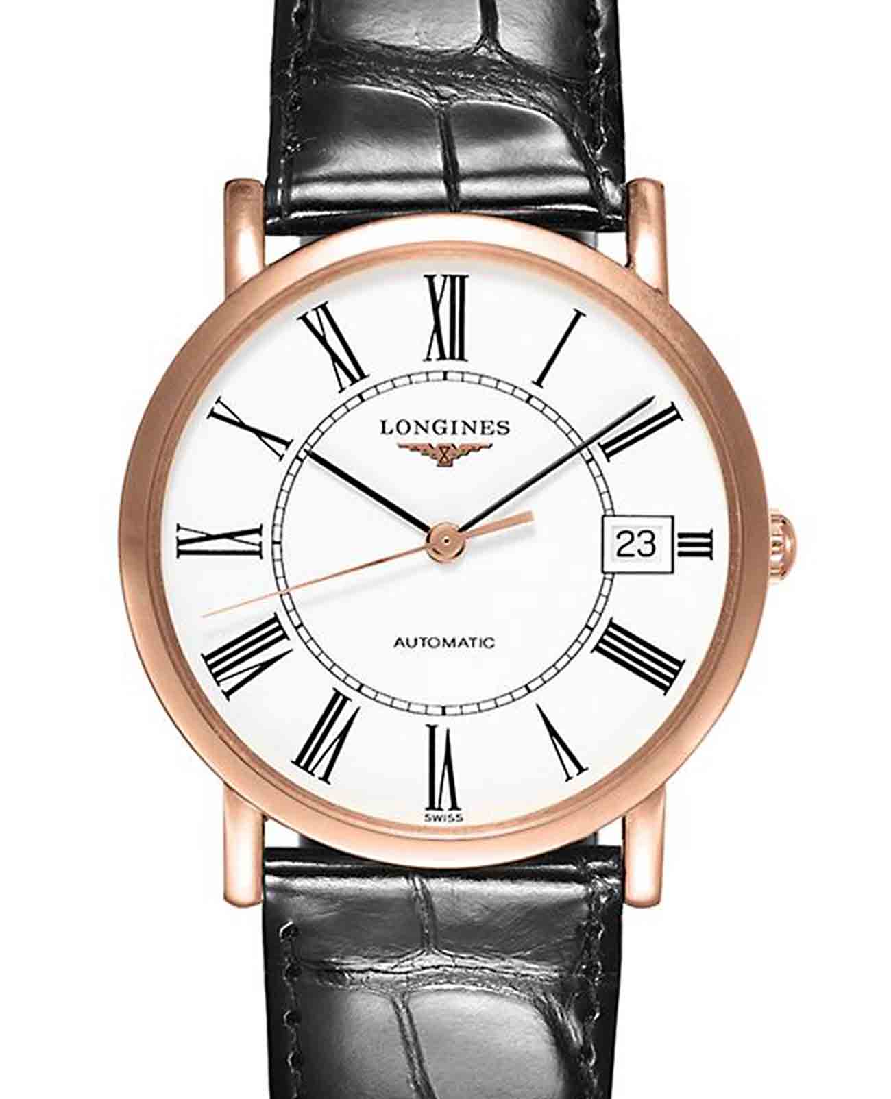 Longines Longines La Grande Classique L4.778.8.11.0, la grande classique швейцария женские часы на браслете кожаный боковой вид