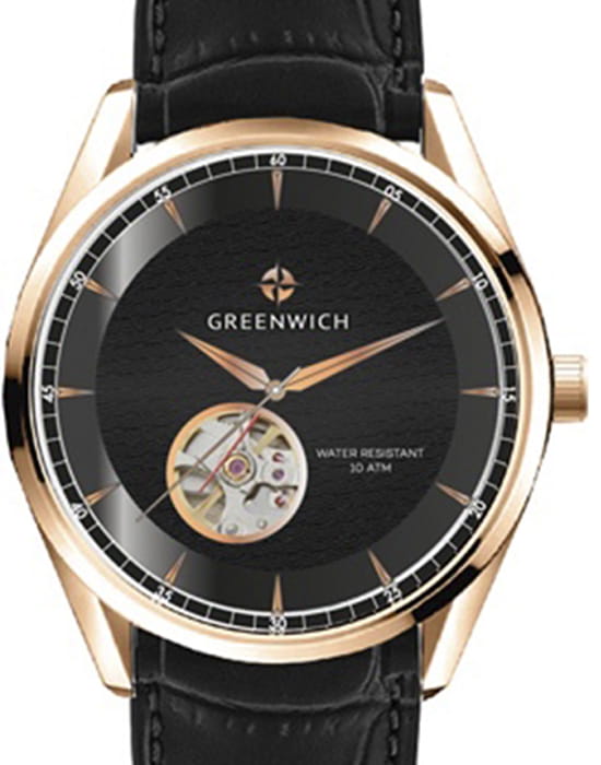 Greenwich Greenwich GW 075.41.31 , наручные мужские часы фото под углом