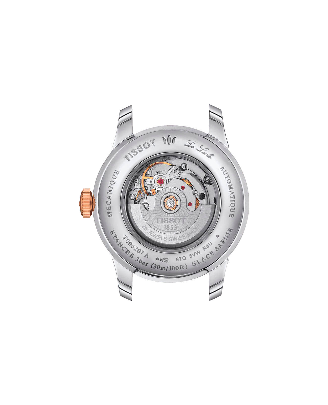 Оригинальные часы Tissot Tissot Le Locle Automatic Lady T006.207.22.116.00 механические калибр механизма eta 2671 общий вид