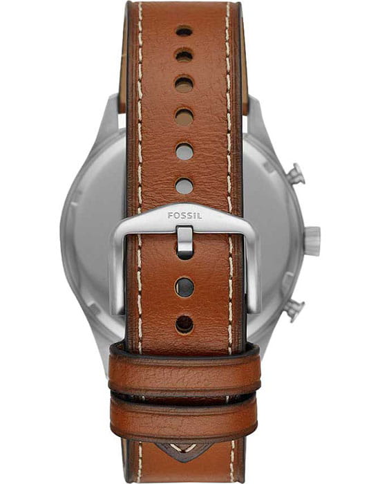 Fossil Fossil FB-01  FS5607,  сша мужские часы на браслете кожаный боковой вид