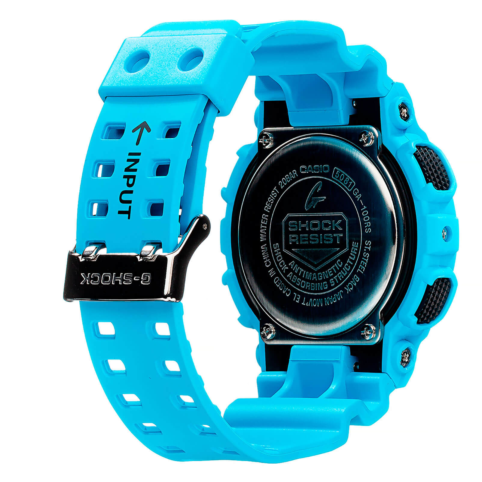 Оригинальные часы Casio Casio G-Shock GA-100RS-2A электронные калибр механизма  общий вид