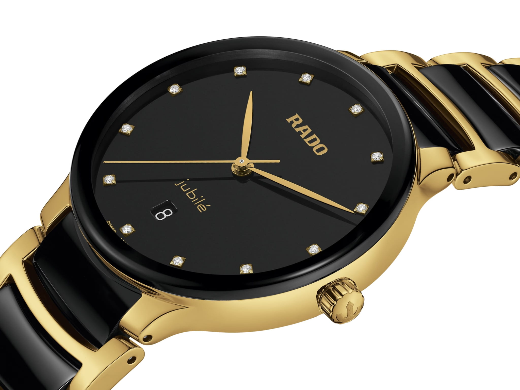 Оригинальные часы Rado Rado Centrix Diamonds R30022742 кварцевые калибр механизма  общий вид