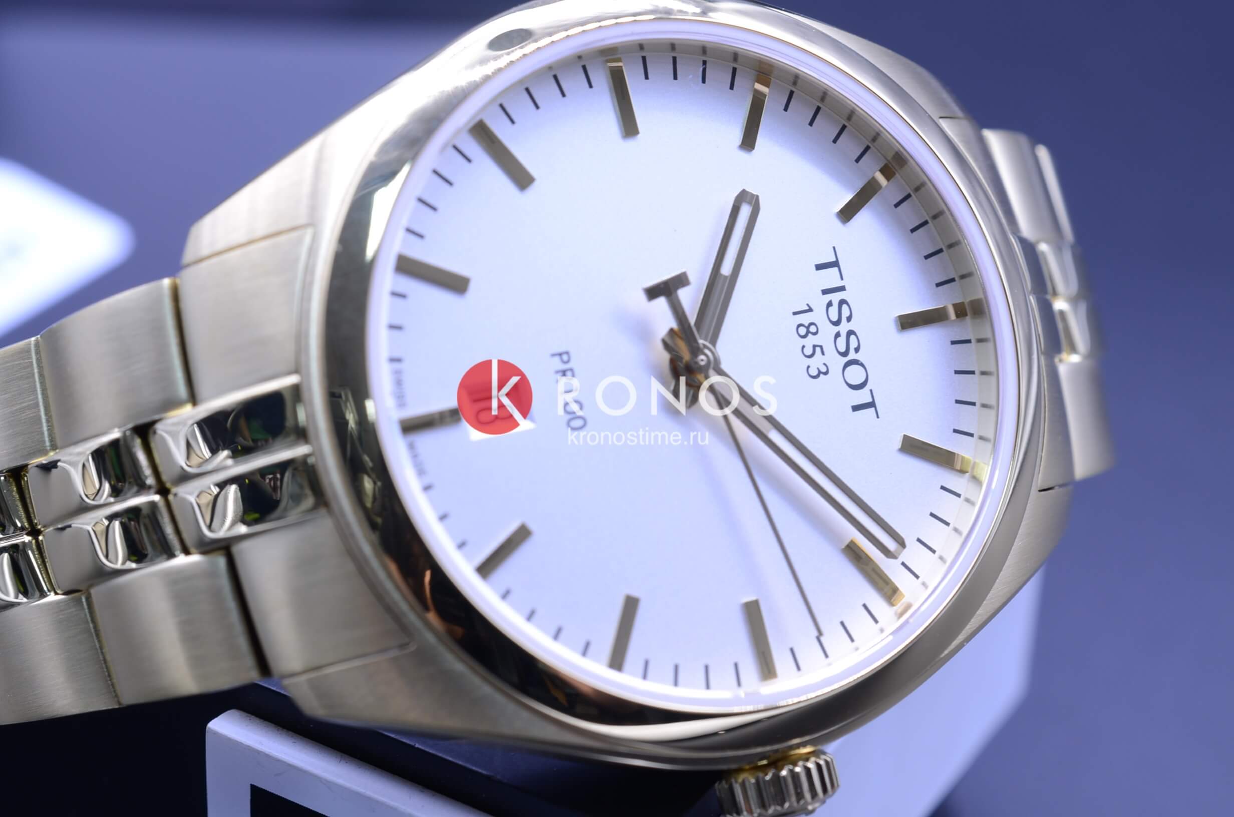 Tissot Tissot PR 100 T101.410.33.031.00 мужские часы белый циферблат на запястье