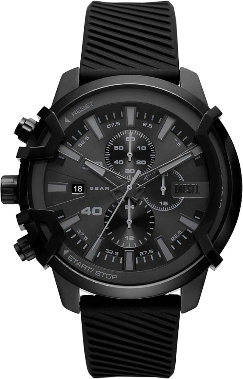 Diesel Diesel Griffed DZ4650SET, griffed италия мужские часы на браслете силикон боковой вид