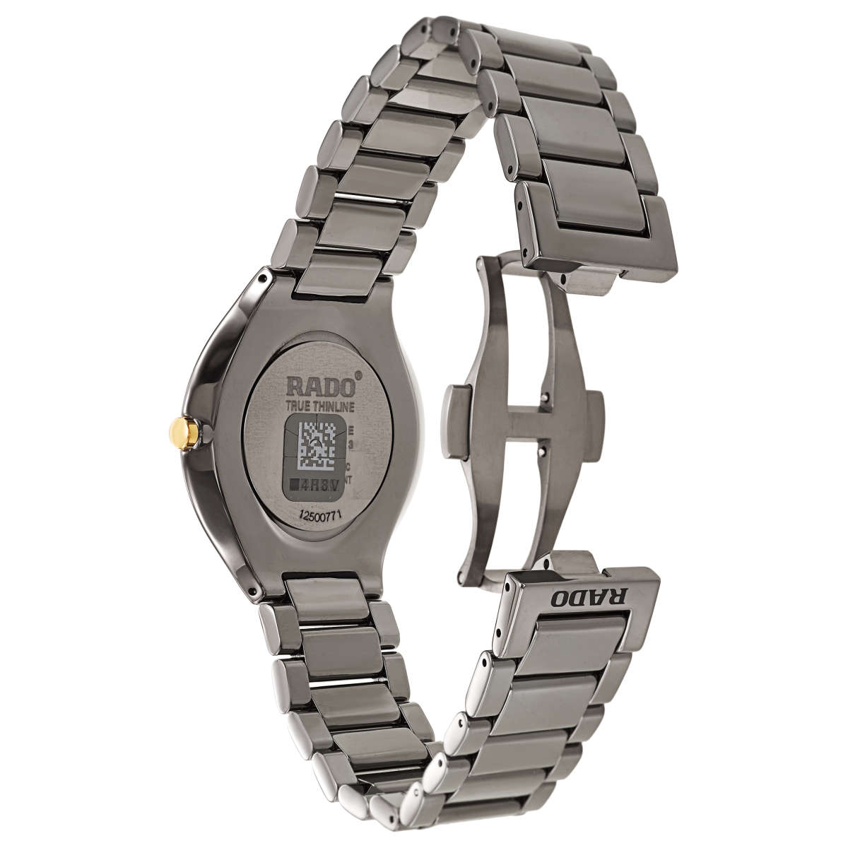 Rado Rado True Thinline R27955112, true thinline швейцария мужские часы на браслете высокотехнологичная керамика боковой вид