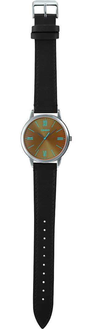 Casio Casio Collection MTP-E600L-1B мужские часы коричневый циферблат на запястье