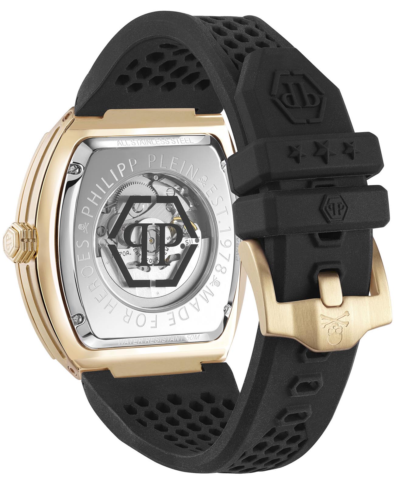 Philipp Plein Philipp Plein The Skeleton PWBAA1623 , наручные мужские часы фото под углом