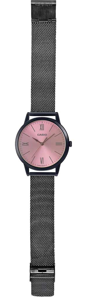 Casio Casio Collection MTP-E600MB-4B кварцевые мужские часы часы крупный план розовый циферблата