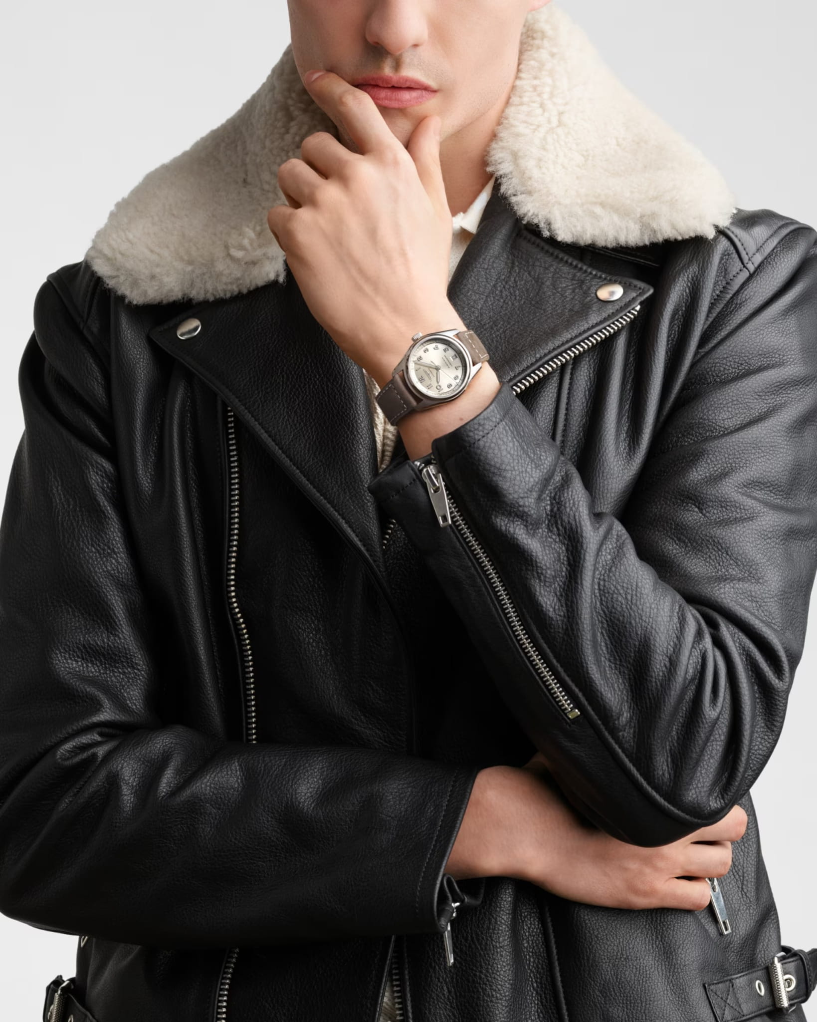 Оригинальные часы Longines Longines Spirit L3.410.4.63.2 механические калибр механизма  общий вид