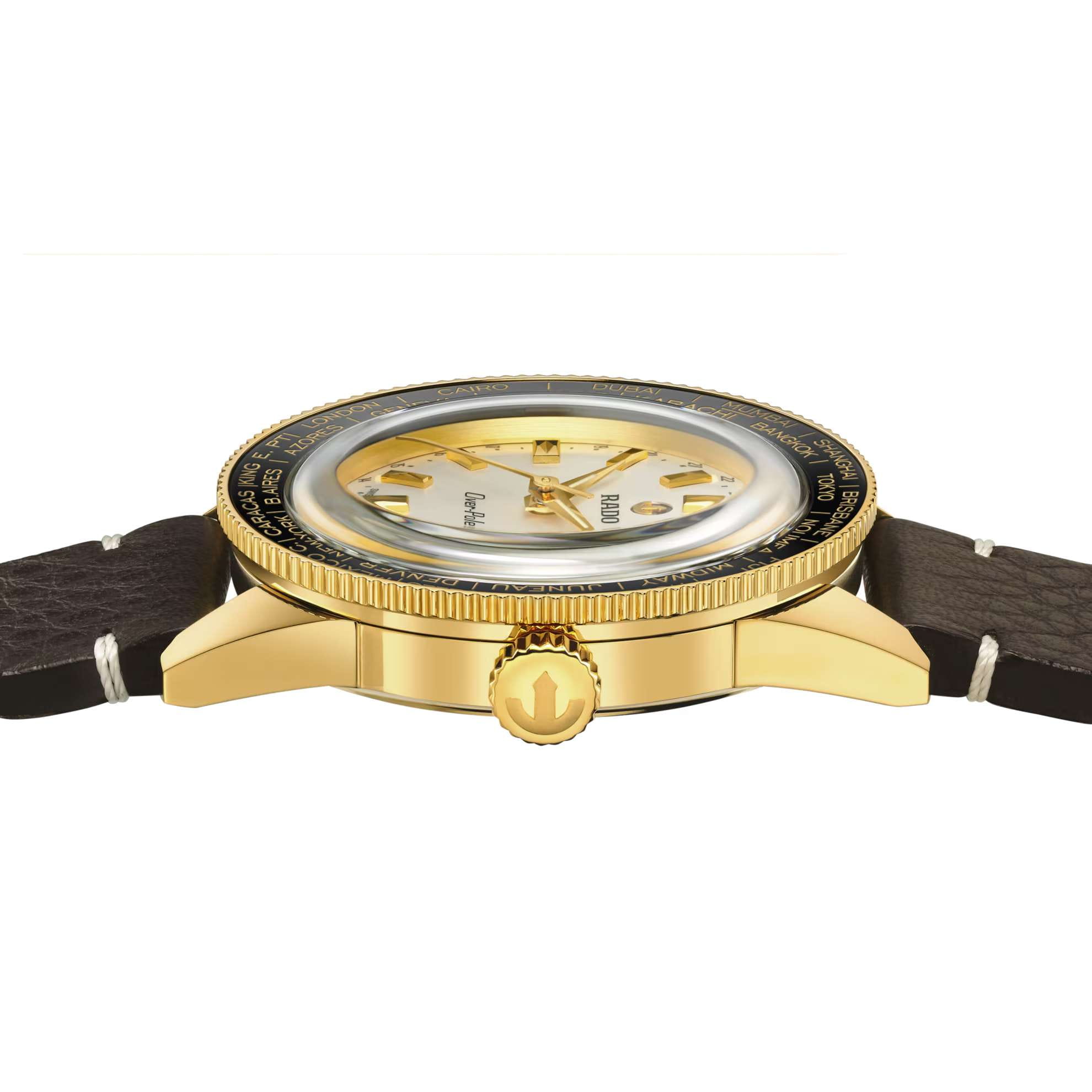Rado R32193018 мужские часы застежка крупным планом