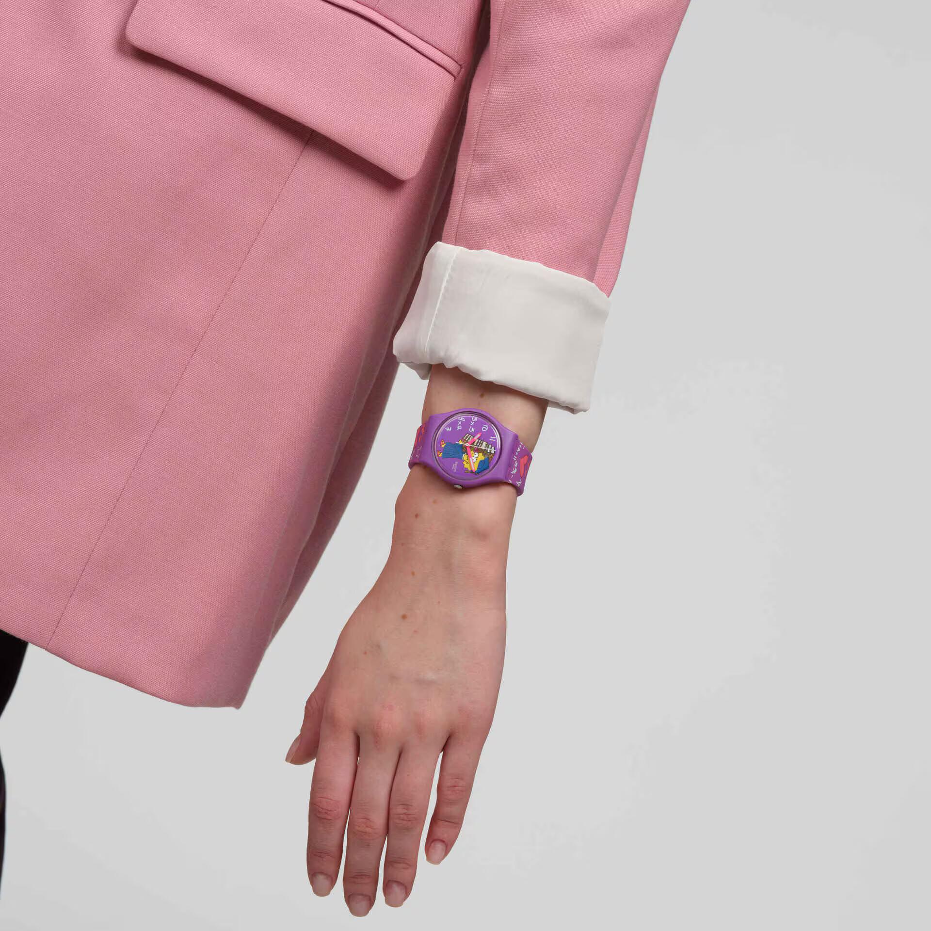 Оригинальные часы Swatch Swatch Gent Biosourced Standart SO28Z118 кварцевые калибр механизма  общий вид