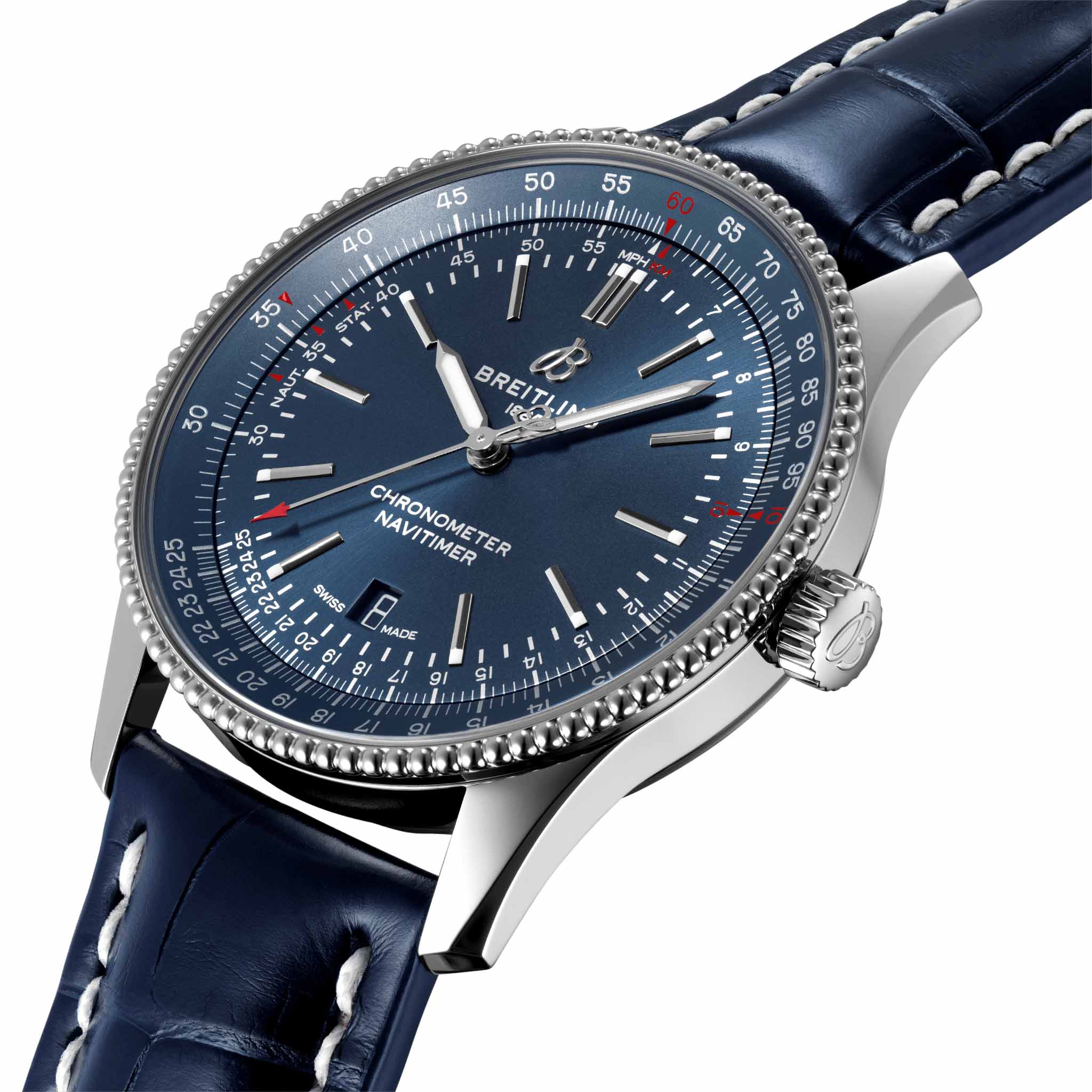 Breitling Breitling Navitimer Automatic 41 A17326161C1P4 , наручные мужские часы фото под углом