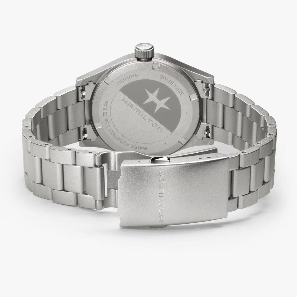 Hamilton Hamilton Khaki Field Quartz 38mm H69401110 мужские часы белый циферблат на запястье