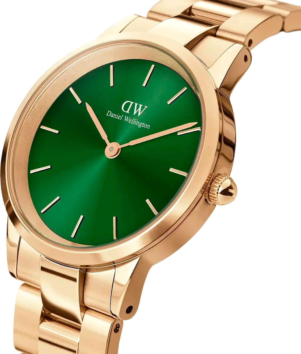 Daniel Wellington Daniel Wellington Iconic Link Emerald DW00100554 , наручные женские часы фото под углом