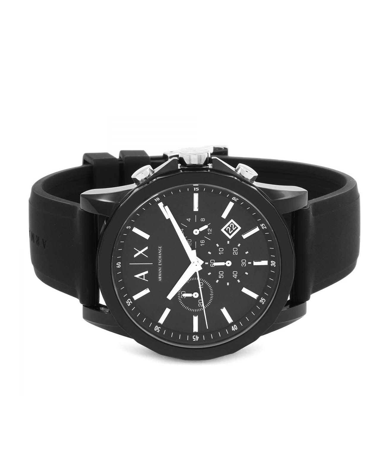 Armani Exchange Armani Exchange Cayde  AX1326,  италия мужские часы на браслете силикон боковой вид