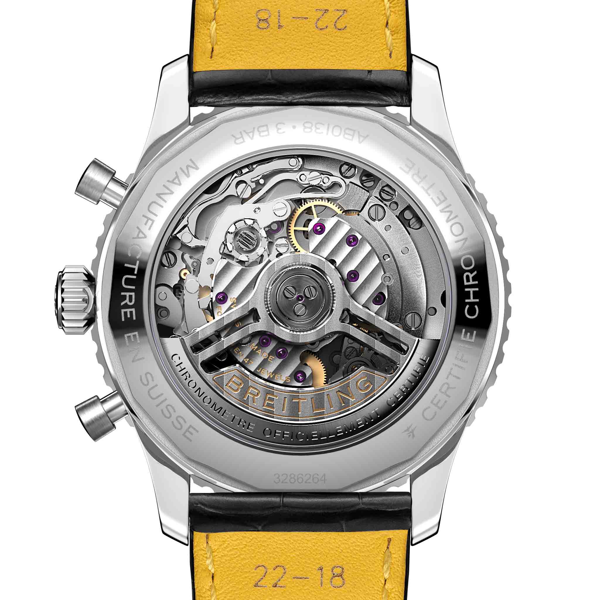 Breitling Breitling Navitimer B01 Chronograph 43 AB0138241K1P1 , наручные мужские часы фото под углом