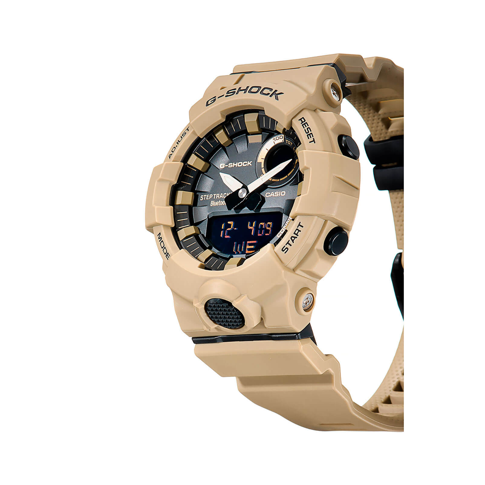 Casio Casio G-Shock GBA-800UC-5A электронные мужские часы часы крупный план черный циферблата