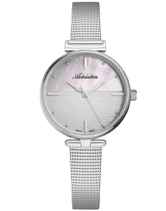 Adriatica Adriatica Essence A3737.519ZQ  A3737.519ZQ кварцевые женские часы  циферблат, браслет нержавеющая сталь — вид спереди