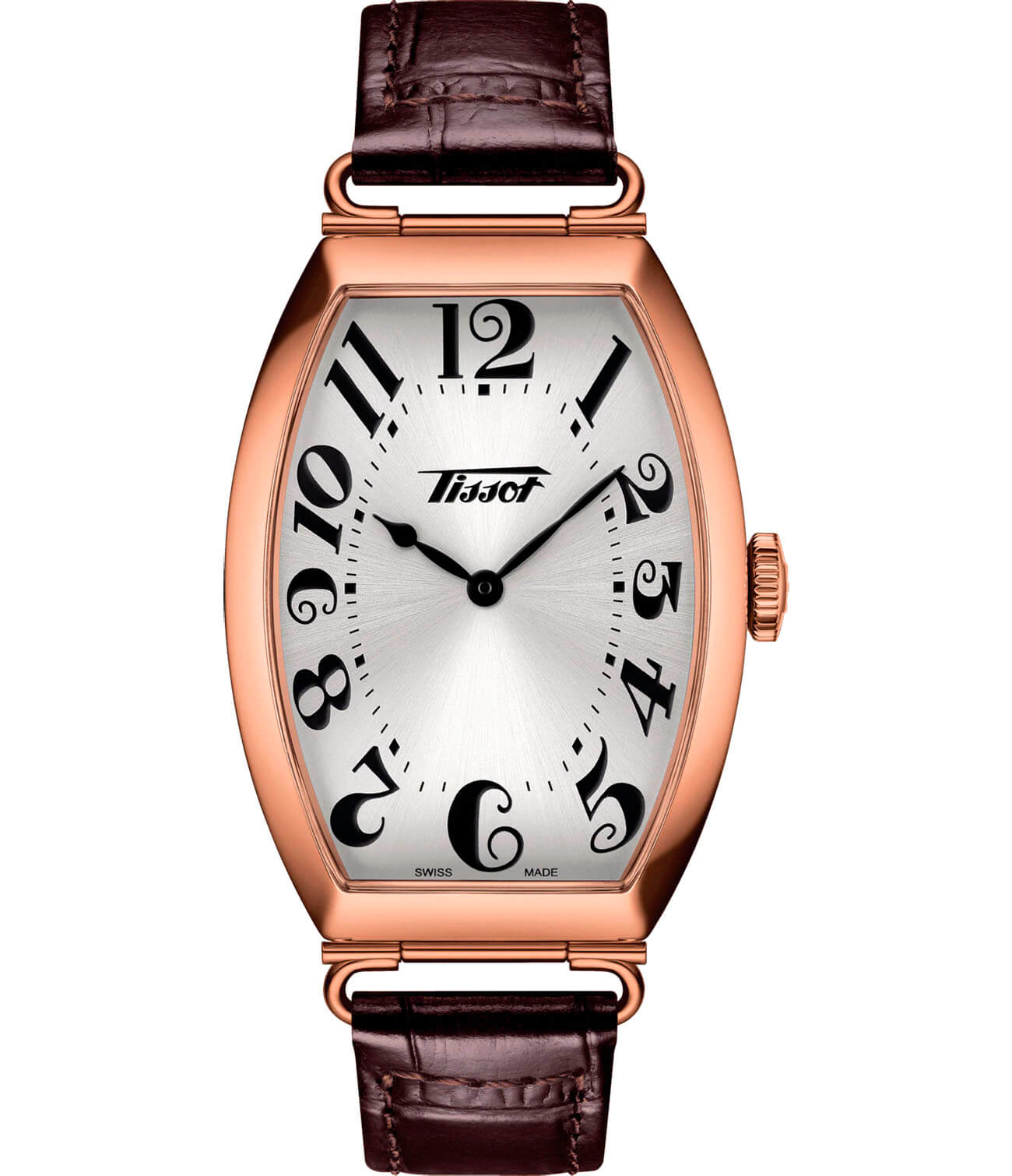 Tissot Tissot Heritage Porto T128.509.36.032.00  T1285093603200 кварцевые мужские часы  циферблат, браслет кожаный — вид спереди